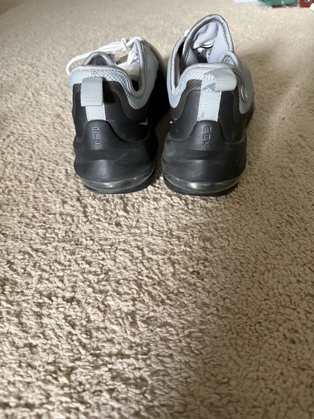 Nike Air Max Grey & Black Sneakers with Pink Swoosh - Picture 5 of 5